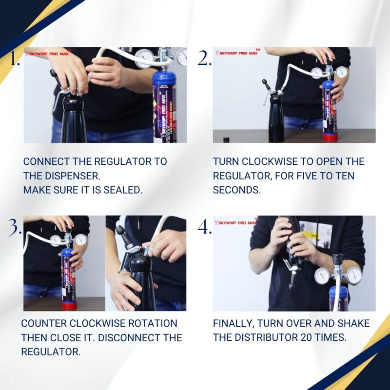 1 Skywhip Pro Max 1L (660g) Tank (Free 1 Fruit Silent Nozzle & 15pcs Balloons) - Image 8