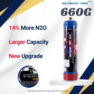 Skywhip Pro Max 1L (660g) Tank + Free Nozzles Included