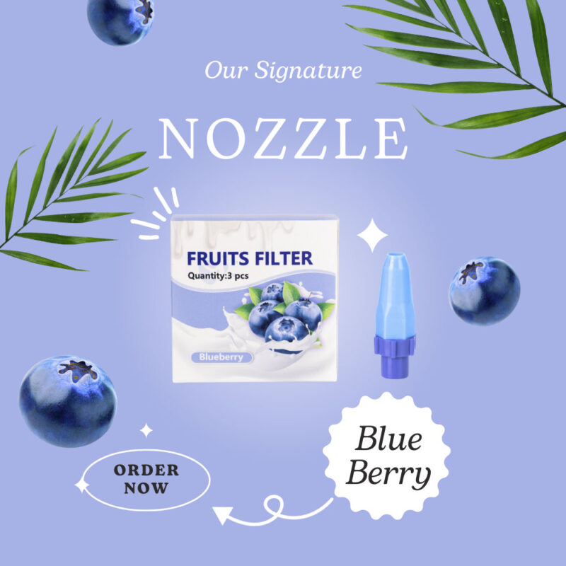 Blueberry Fruit Flavored Silent Nozzle - Image 4