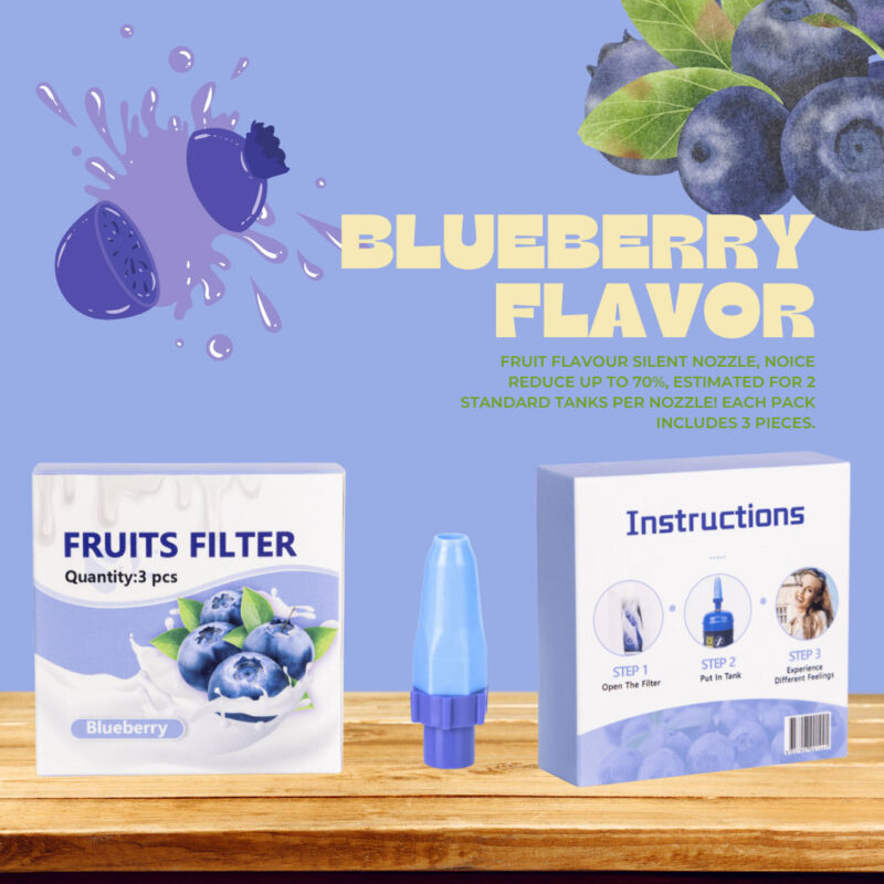 Blueberry Fruit Flavored Silent Nozzle - Image 3