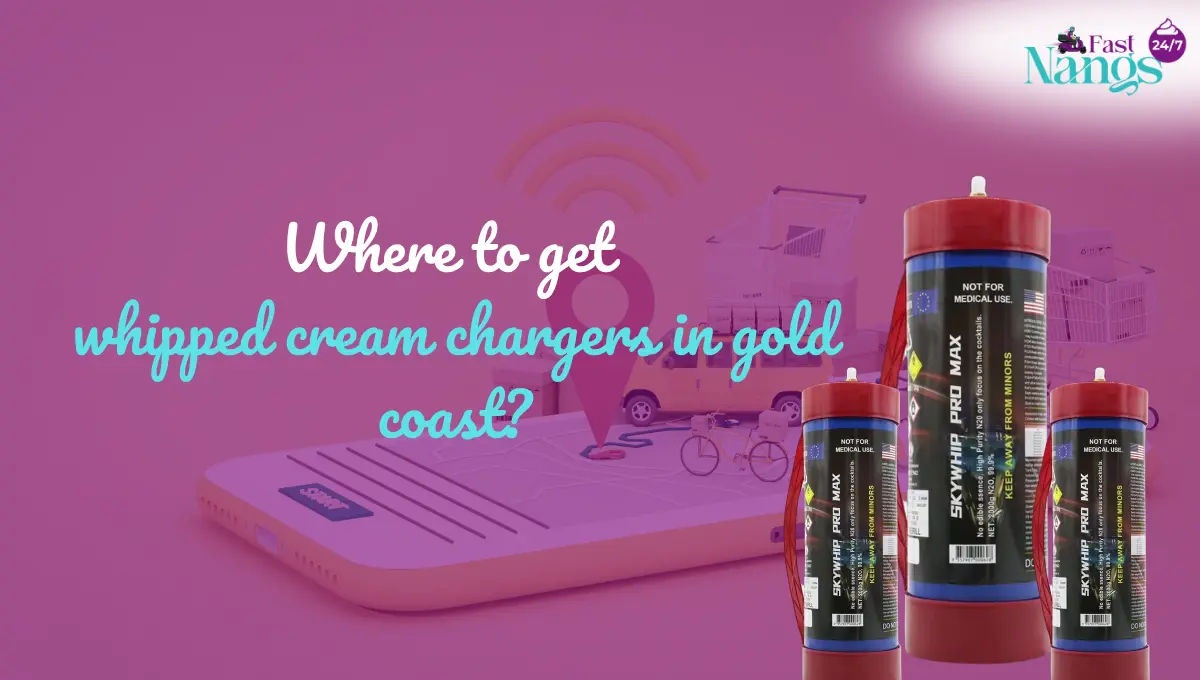 Where to get whipped cream chargers in gold coast